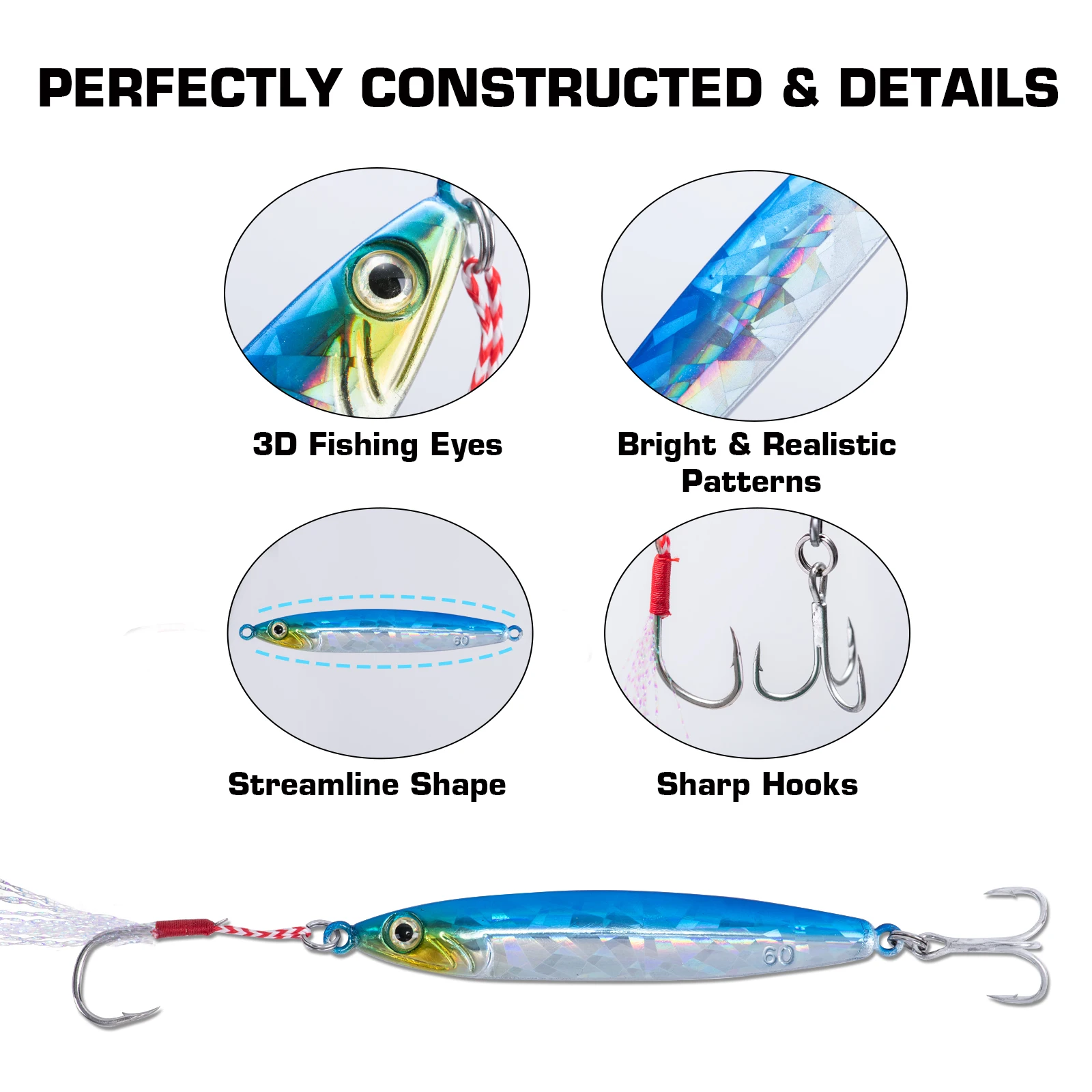 Воблер Goture для медленного джиггинга, вольфрамовый, 60г, 80г, с 3D-печатью, спиннер-блесна, крючок из высокоуглеродистой стали, тонущая жесткая приманка
Воблер Goture для медленного джиггинга, вольфрамовый, 60г, 80г, с 3D-печатью, спиннер-блесна, крючок из высокоуглеродистой стали, тонущая жесткая приманка