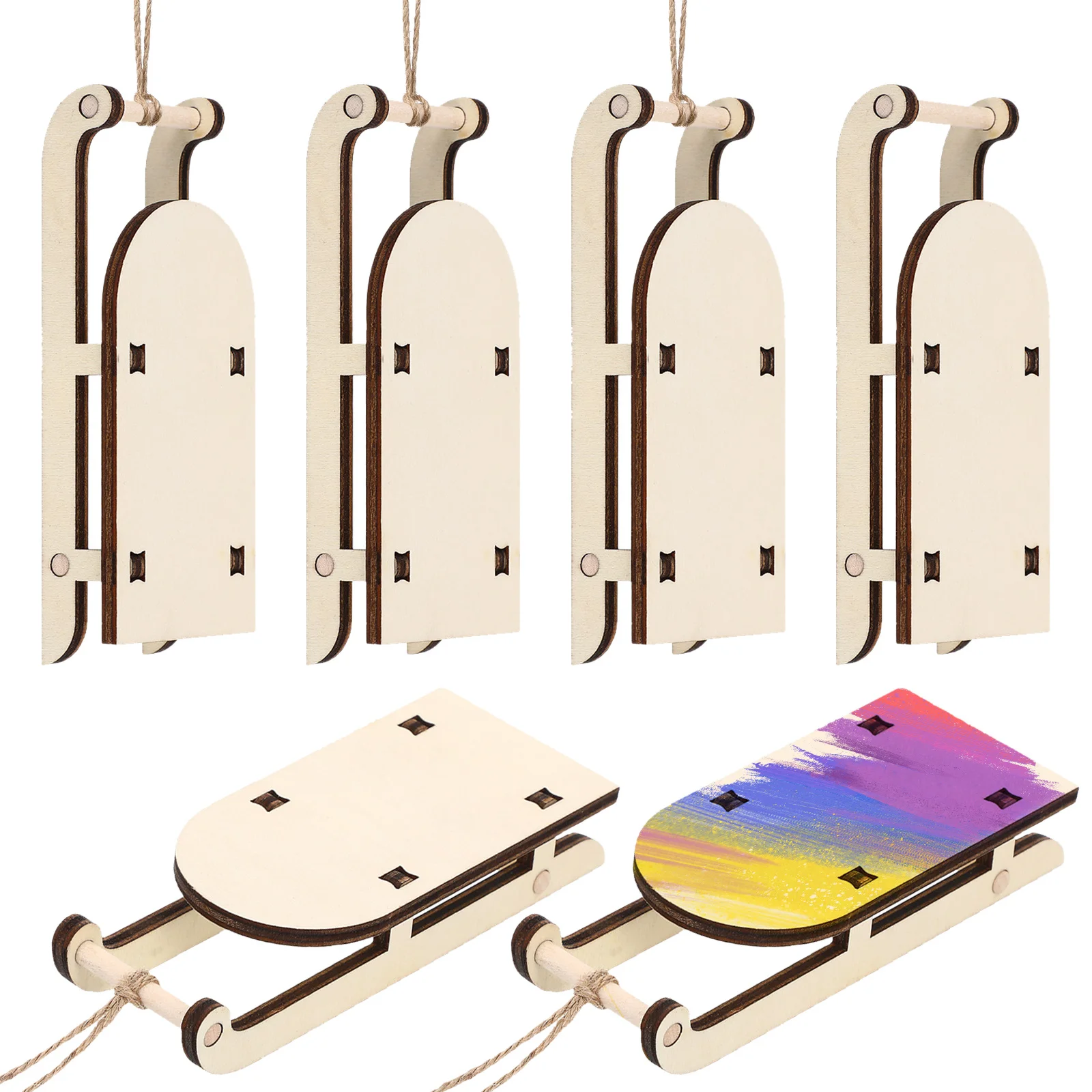 6Pcs Wooden Sleighs Mini Christmas Ornaments Set Tabletop Decoration Xmas Holiday Festive Home Decor Mini Sleigh
6Pcs Wooden Sleighs Mini Christmas Ornaments Set Tabletop Decoration Xmas Holiday Festive Home Decor Mini Sleigh