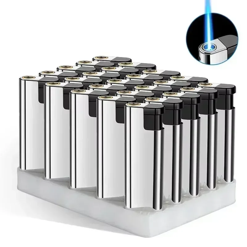 New Brand Outdoor Windproof Direct Injection Blue Flame Lighter Cigarette Lighter Smoking Accessories Camping Tool Ignition Tool
New Brand Outdoor Windproof Direct Injection Blue Flame Lighter Cigarette Lighter Smoking Accessories Camping Tool Ignition Tool