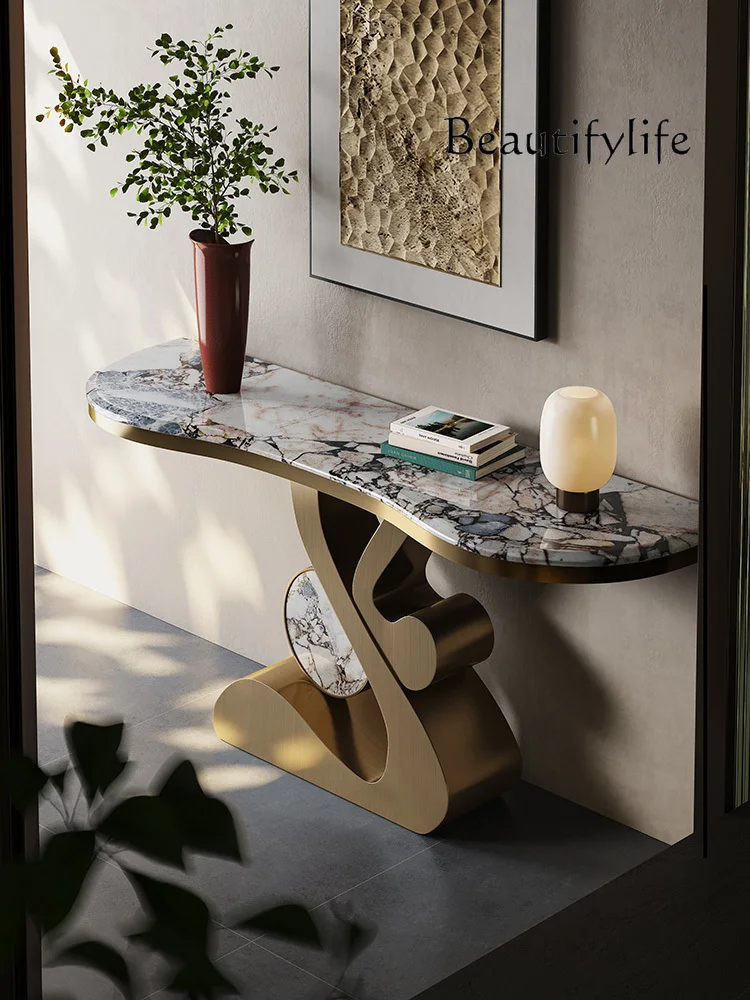 Italian Light Luxury Natural Marble Console Tables Home Side View Living Room a Long Narrow Table Console
Italian Light Luxury Natural Marble Console Tables Home Side View Living Room a Long Narrow Table Console