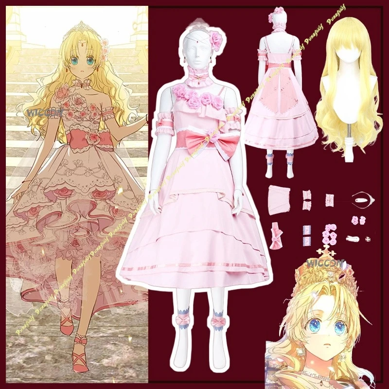 Girls Dress Anime Who Princess Cosplay Costumes Siya Pink Skirt Wig 90CM Cute Lolita Clothe Party Stage Suit Christmas Halloween
Girls Dress Anime Who Princess Cosplay Costumes Siya Pink Skirt Wig 90CM Cute Lolita Clothe Party Stage Suit Christmas Halloween