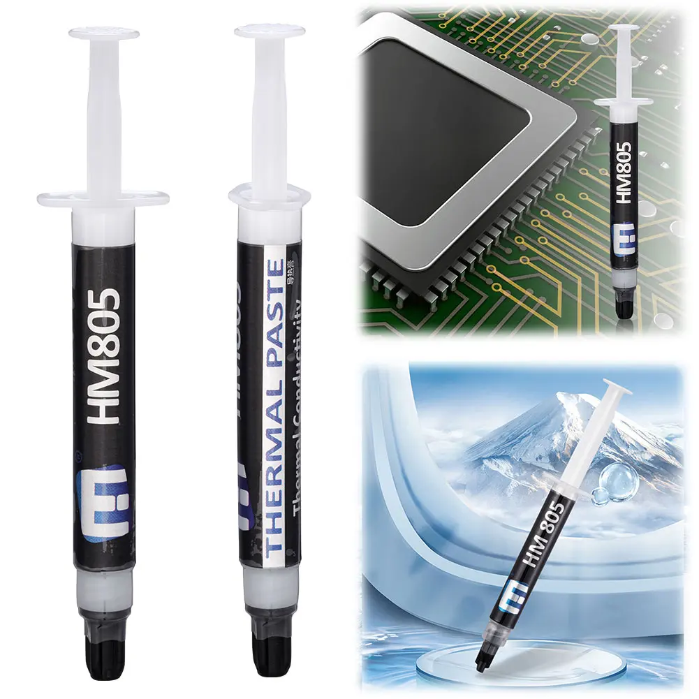 Thermal Paste CPU Paste Thermal Conductive Grease Paste Silicone Plaster Heat Sink Compound for IC/Processor/CPU/GPU/All Coolers
Thermal Paste CPU Paste Thermal Conductive Grease Paste Silicone Plaster Heat Sink Compound for IC/Processor/CPU/GPU/All Coolers