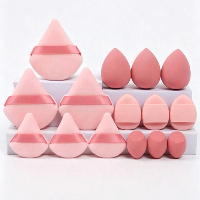 15Pcs Latex-Free Makeup Sponge Powder Puff Set Wet Dry Dual Use Velvet Blender For Liquid Cream Foundation Concealer All Skin Ty
15Pcs Latex-Free Makeup Sponge Powder Puff Set Wet Dry Dual Use Velvet Blender For Liquid Cream Foundation Concealer All Skin Ty