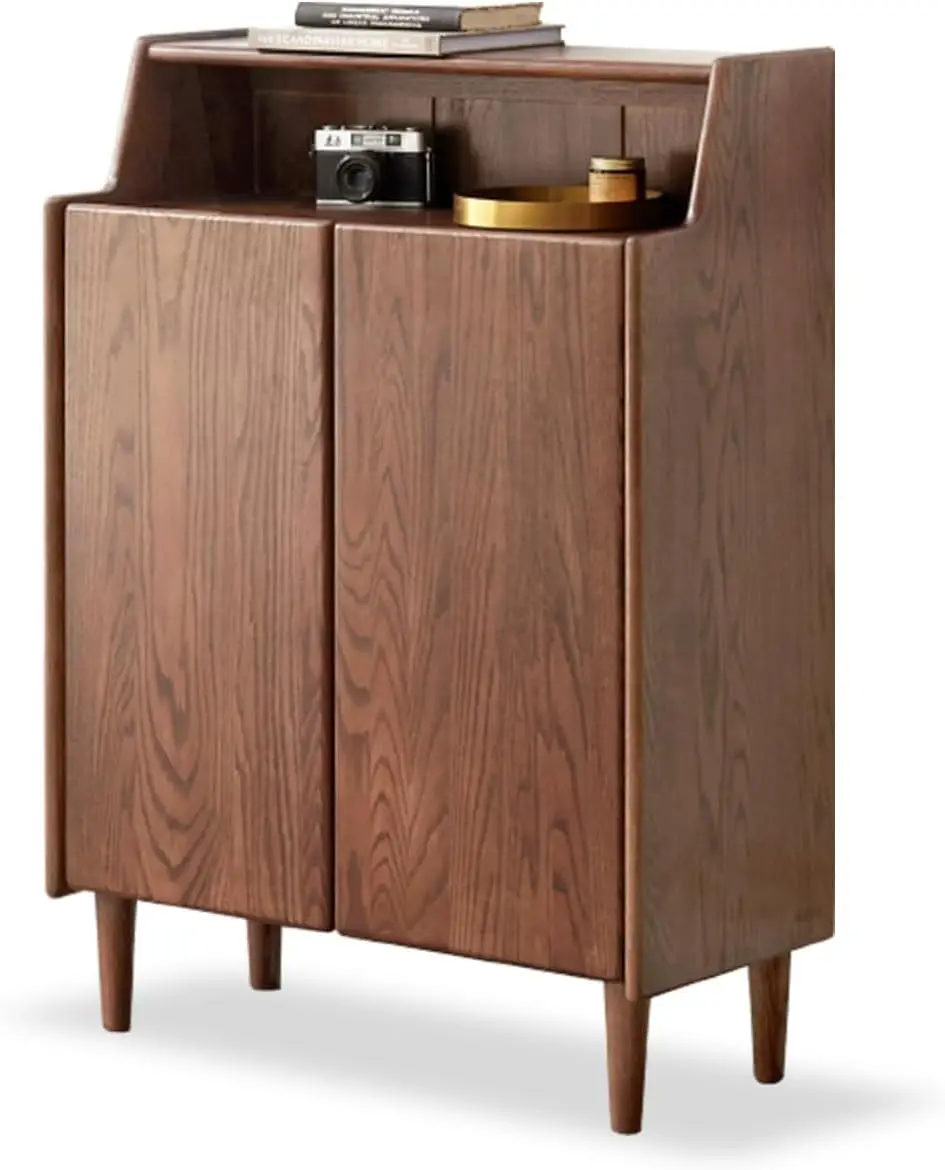 4-Tier Wood Shoe Cabinet with Doors, Adjustable Shelves, Mid Century Modern Entry Storage, 14 Pairs
4-Tier Wood Shoe Cabinet with Doors, Adjustable Shelves, Mid Century Modern Entry Storage, 14 Pairs