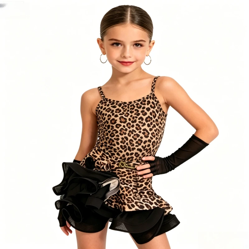 Kids Girls Professional Leopard Print Bodysuit Sleeveless Latin Dancewear for Dance Training And Performance Costume 2026
Kids Girls Professional Leopard Print Bodysuit Sleeveless Latin Dancewear for Dance Training And Performance Costume 2026