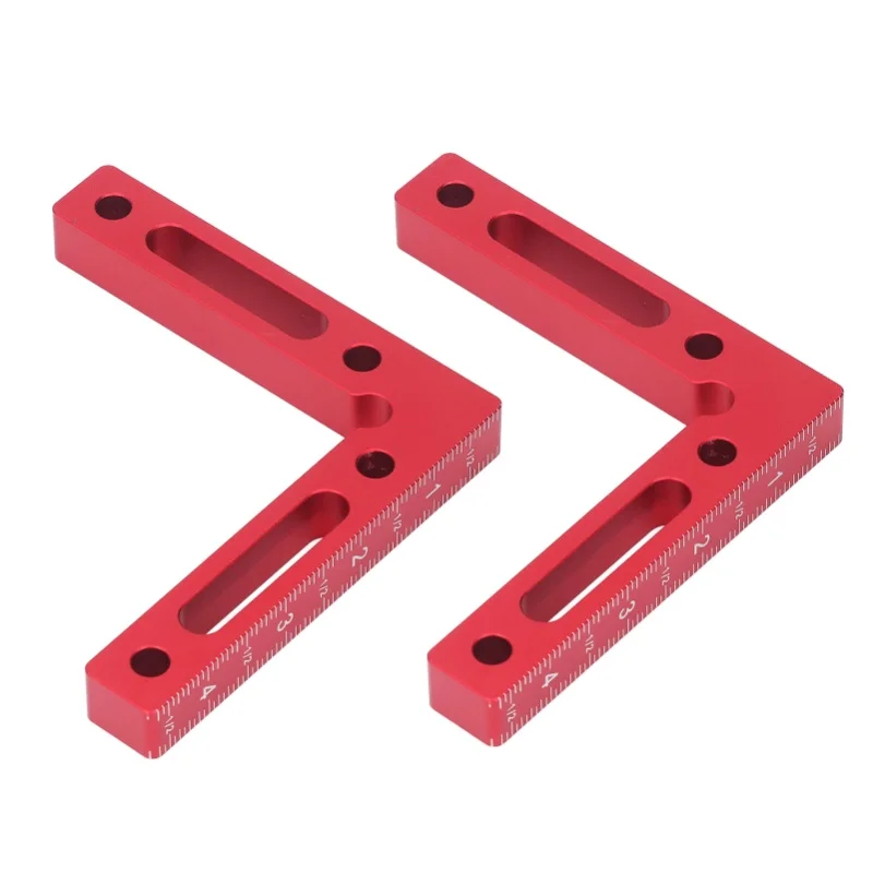 2Pcs Right Angle Positioning Clamp 90 Degree Square L Shape Ruler Aluminum Alloy Woodworking Carpenter Tool
2Pcs Right Angle Positioning Clamp 90 Degree Square L Shape Ruler Aluminum Alloy Woodworking Carpenter Tool