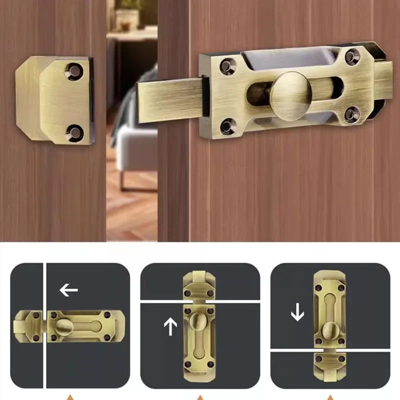 1PC Thickened Zinc Alloy Latch Indoor Security Window Latch Bedroom Door Lock Sliding Barn Door Clasp Kitchen Cabinet Door Lock
1PC Thickened Zinc Alloy Latch Indoor Security Window Latch Bedroom Door Lock Sliding Barn Door Clasp Kitchen Cabinet Door Lock