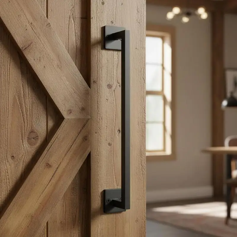 Barn Door Handle, 12.6 in Rustic Fence Gate Handle, Rust-Resistant Coating, Heavy Duty Carbon Steel Outdoor Gate Handles, Easy to Install, Metal Sliding Door Pulls for Garage Shed Closet Pantry
Barn Door Handle, 12.6 in Rustic Fence Gate Handle, Rust-Resistant Coating, Heavy Duty Carbon Steel Outdoor Gate Handles, Easy to Install, Metal Sliding Door Pulls for Garage Shed Closet Pantry