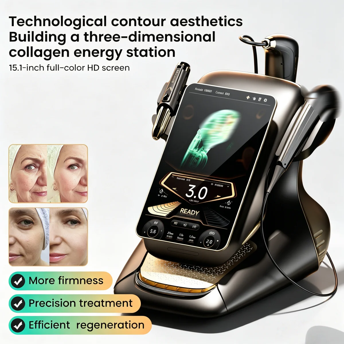 3 in 1 HIFU 25D Max RF EMS Facial Lifting Body Slimming Skin Tightening Anti-Wrinkle Beauty Machine
3 in 1 HIFU 25D Max RF EMS Facial Lifting Body Slimming Skin Tightening Anti-Wrinkle Beauty Machine