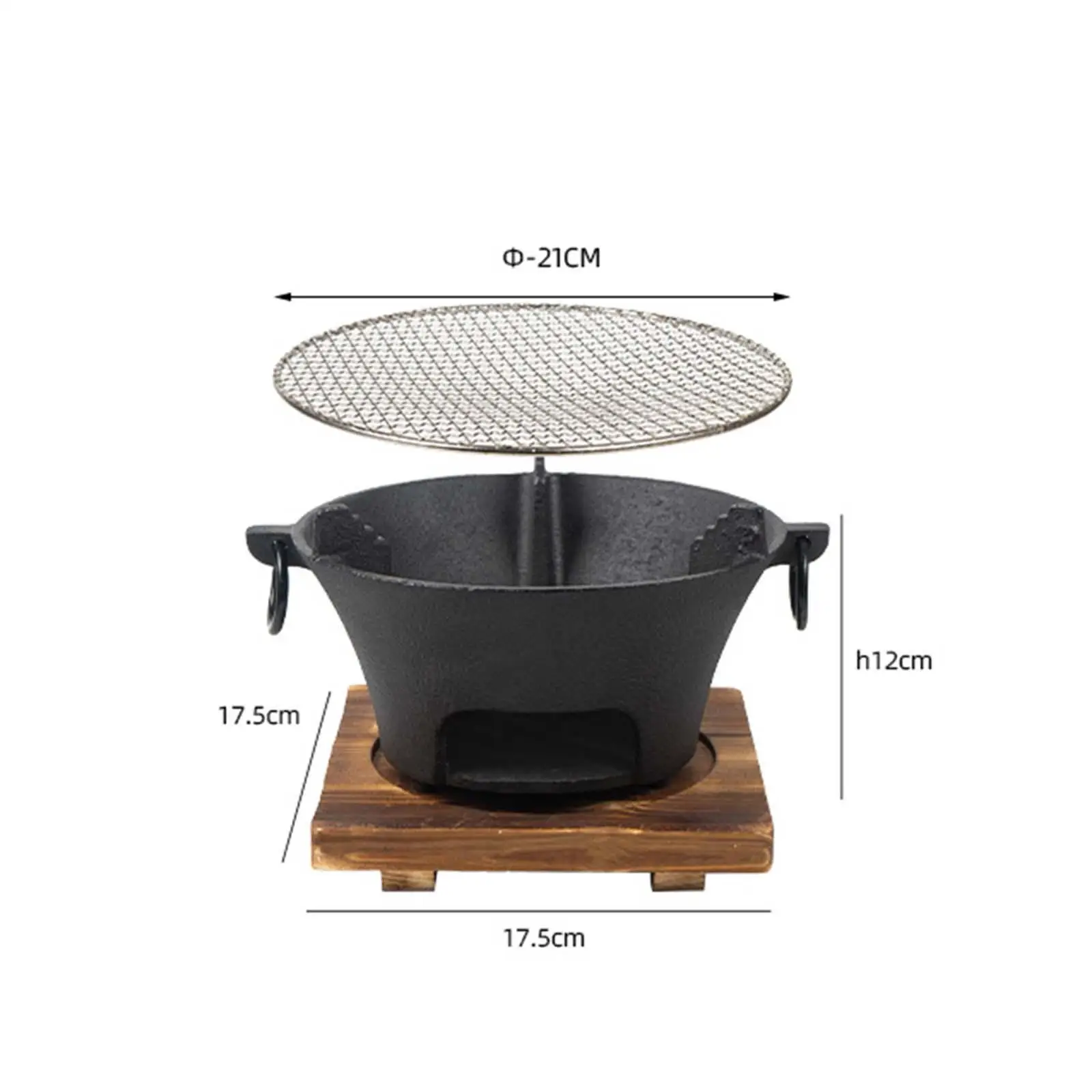 Portable Charcoal Grill Round Firepit Wood Burning Camp Stove Barbecue Stove for Cooking Backpacking Outdoor Indoor Hiking Patio
Portable Charcoal Grill Round Firepit Wood Burning Camp Stove Barbecue Stove for Cooking Backpacking Outdoor Indoor Hiking Patio