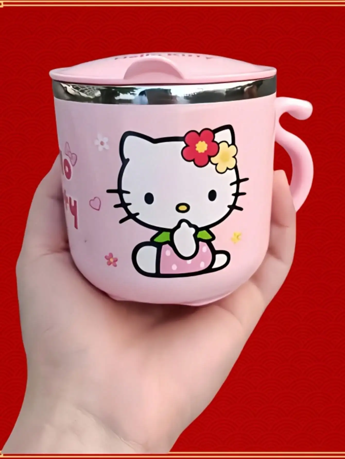 1pc HelloKittys 9.47Oz Insulated Stainless Steel Coffee Mug with Handle And Lid - Cute, Durable Water Cup for Office
1pc HelloKittys 9.47Oz Insulated Stainless Steel Coffee Mug with Handle And Lid - Cute, Durable Water Cup for Office