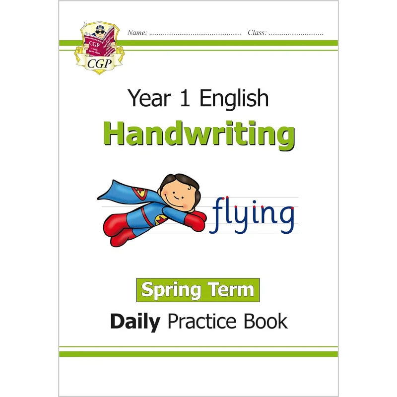 New KS1 Handwriting Daily Practice Book Year 1 Spring Term CGP Books Coordination Group Publications 9781789085433 Book
New KS1 Handwriting Daily Practice Book Year 1 Spring Term CGP Books Coordination Group Publications 9781789085433 Book
