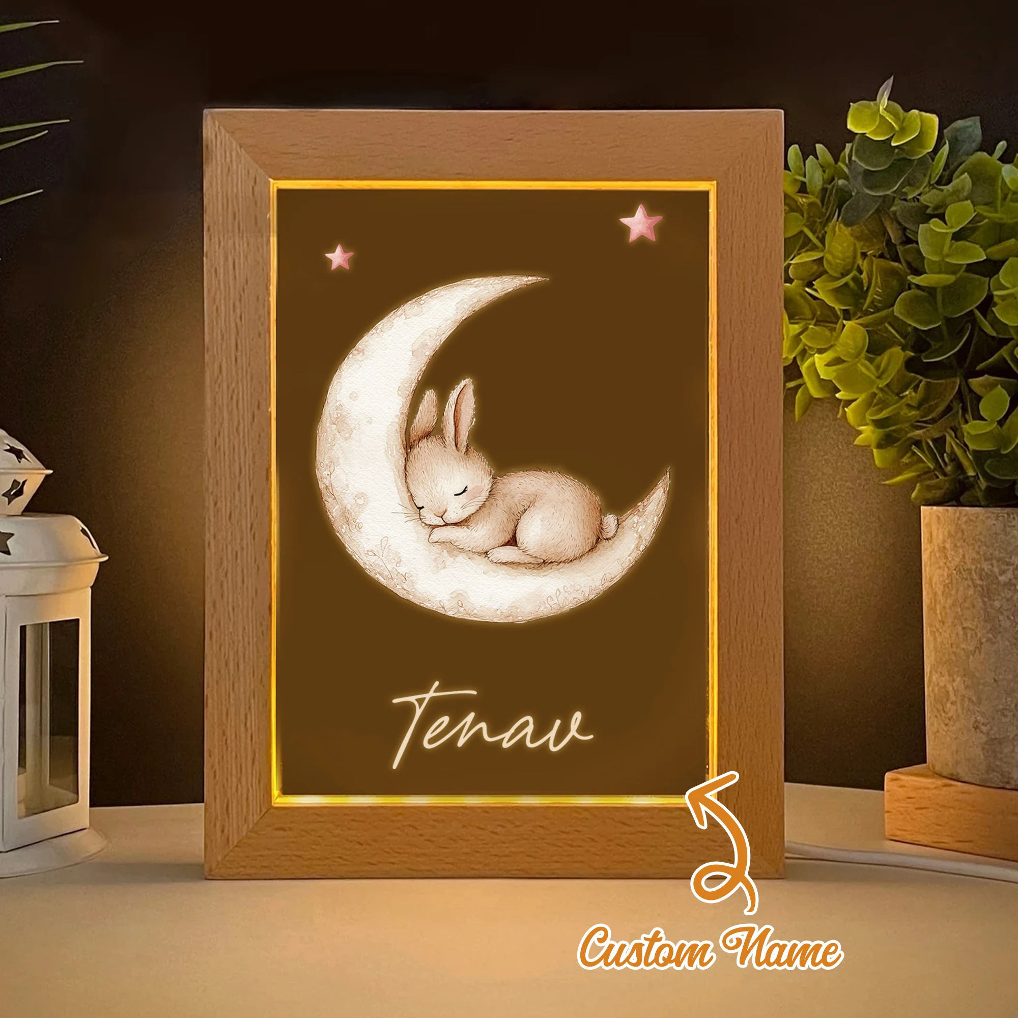 Rabbit Sleeping LED Night View Photo Frame Custom Gift Family Living Room Bedroom Dining Room Home Decoration
Rabbit Sleeping LED Night View Photo Frame Custom Gift Family Living Room Bedroom Dining Room Home Decoration