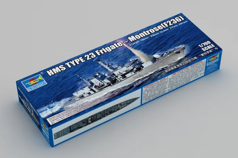 Комплект модели корабля Trumpeter в сборе из пластика 06720 HMS TYPE 23, фрегат — Montrose (F236) 1/700
Комплект модели корабля Trumpeter в сборе из пластика 06720 HMS TYPE 23, фрегат — Montrose (F236) 1/700