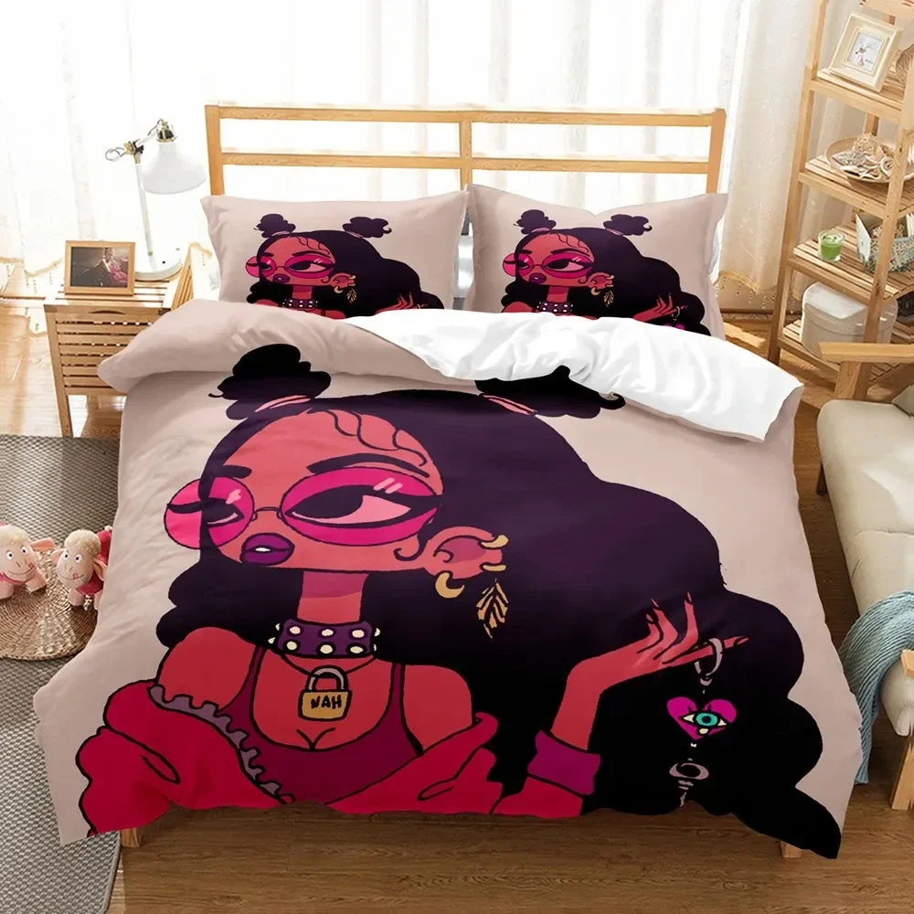 Fashionable African Girl 3D NEW Duvet Cover Pillowcase Bedding Set Adult Girl Bedroom Decoration Children Single Double Large
Fashionable African Girl 3D NEW Duvet Cover Pillowcase Bedding Set Adult Girl Bedroom Decoration Children Single Double Large