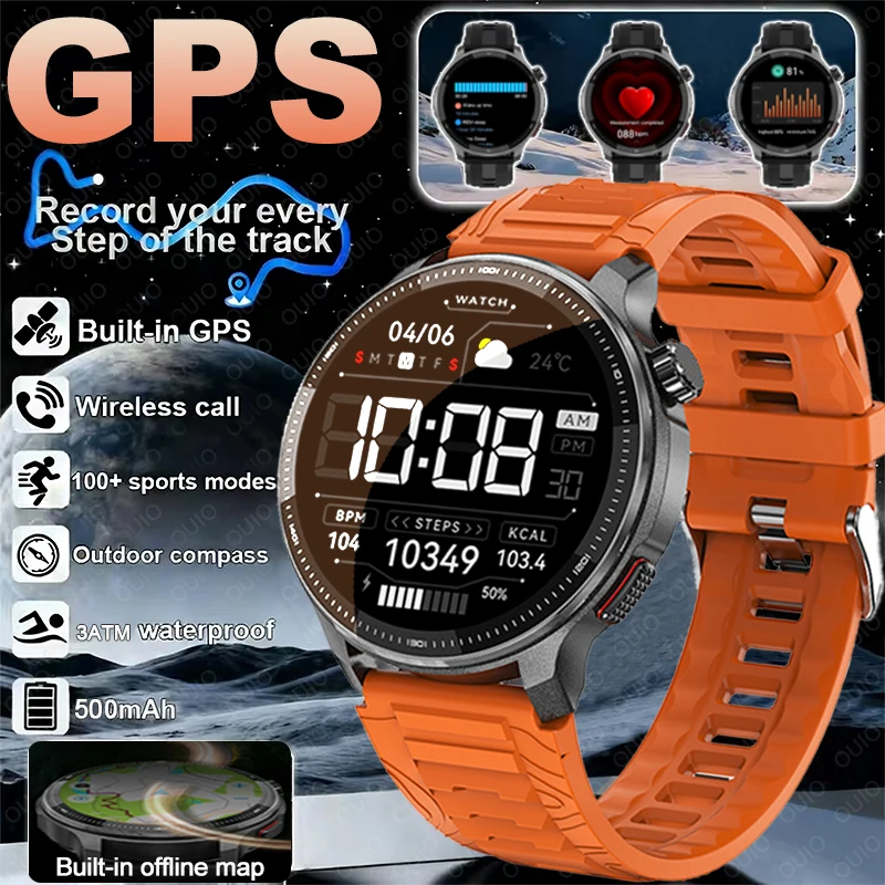 2026 NEW Built-in GPS Smart Watch Offline Map Sports Modes Compass Altitude 4GB Memory 3ATM Waterproof Wireless Call Smart Watch
2026 NEW Built-in GPS Smart Watch Offline Map Sports Modes Compass Altitude 4GB Memory 3ATM Waterproof Wireless Call Smart Watch