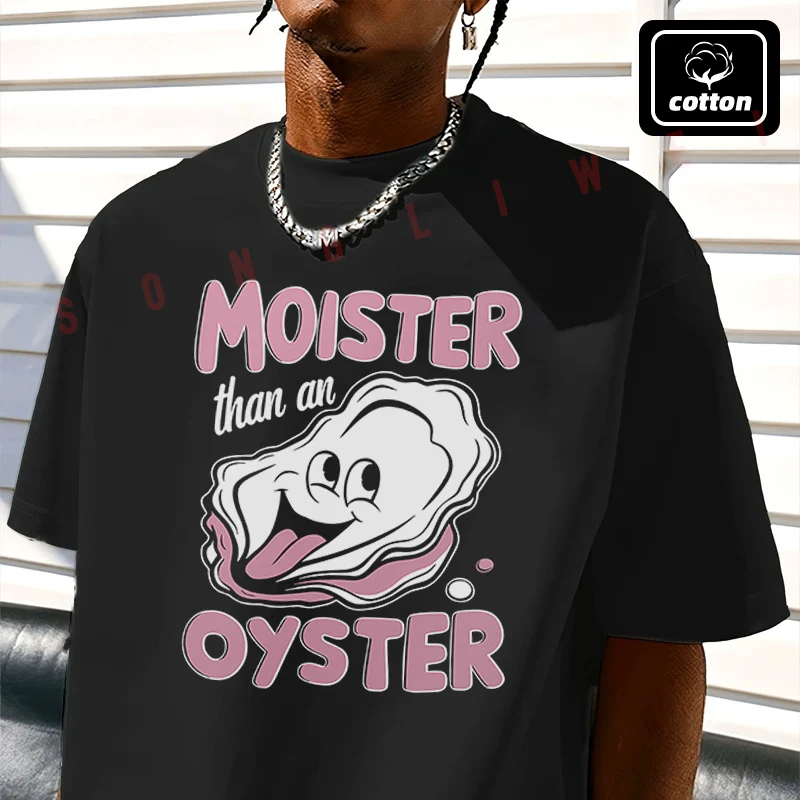Moist Than An Oyster Design Motorcycle T-Shirt Men's Black Cotton TShirt New Summer Casual O-neck Short Sleeve Tees
Moist Than An Oyster Design Motorcycle T-Shirt Men's Black Cotton TShirt New Summer Casual O-neck Short Sleeve Tees