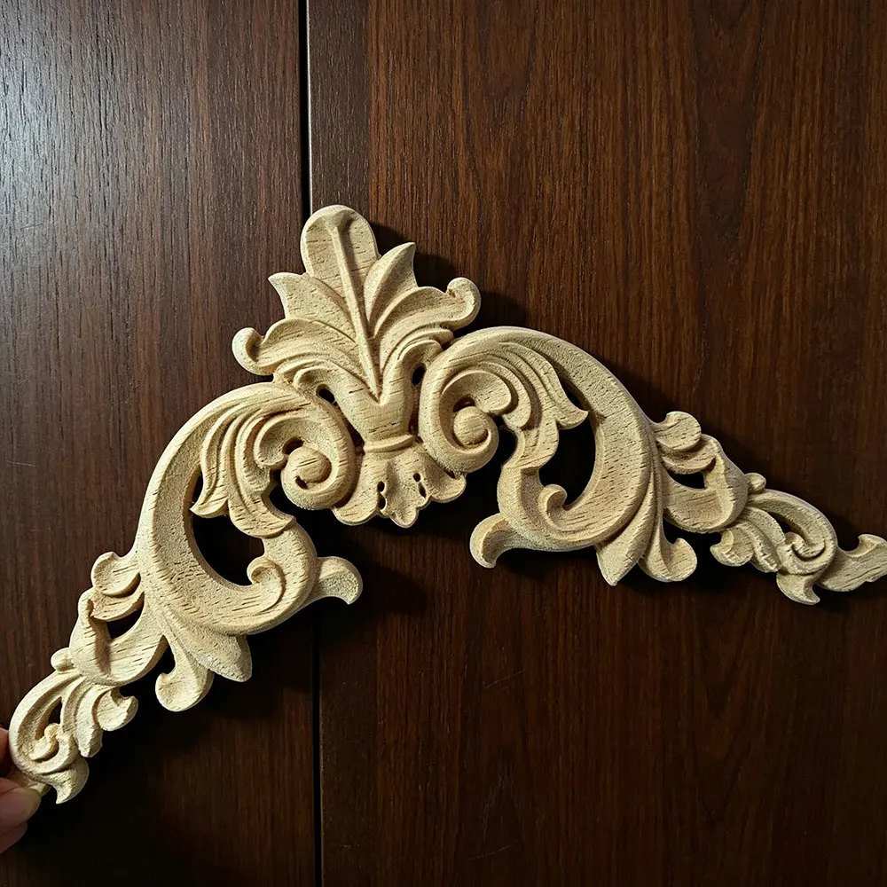4PCS Woodcarving Decal Corner Applique Frame Door Decorate Wall Furniture Decorative Figurines Wooden Miniatures 12/15/20/25cm
4PCS Woodcarving Decal Corner Applique Frame Door Decorate Wall Furniture Decorative Figurines Wooden Miniatures 12/15/20/25cm