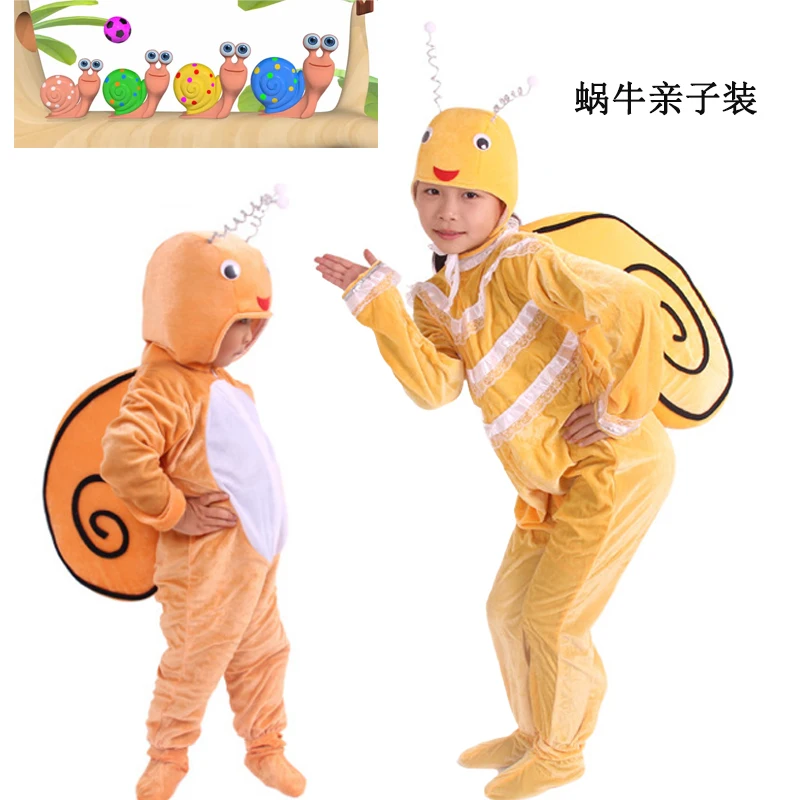 New adult and children's snail costume, Halloween insect performance costume, party event snail parent-child costume,performance
New adult and children's snail costume, Halloween insect performance costume, party event snail parent-child costume,performance