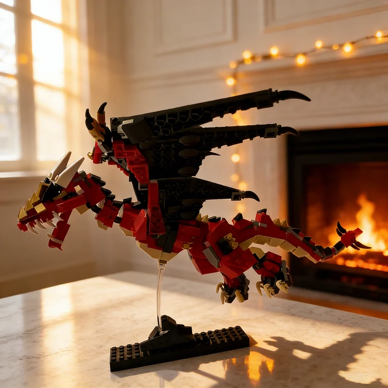 481pcs MOC Hobbit Lord Rings Red Dragon Model Building Blocks Construction DIY Christmas Gift Creative Idea Toy Education
481pcs MOC Hobbit Lord Rings Red Dragon Model Building Blocks Construction DIY Christmas Gift Creative Idea Toy Education