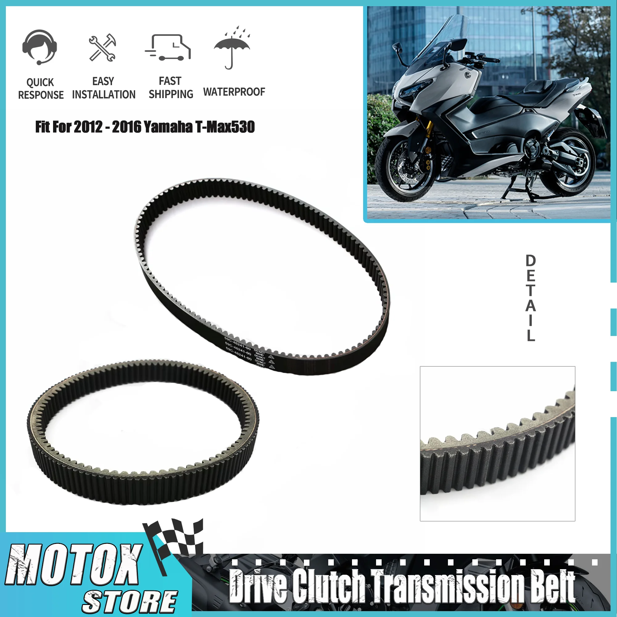 Приводной ремень сцепления мотоцикла, приводная цепь, подходит для Yamaha T-Max 530 TMAX 530 TMAX 530 2013 2014 2015
Приводной ремень сцепления мотоцикла, приводная цепь, подходит для Yamaha T-Max 530 TMAX 530 TMAX 530 2013 2014 2015