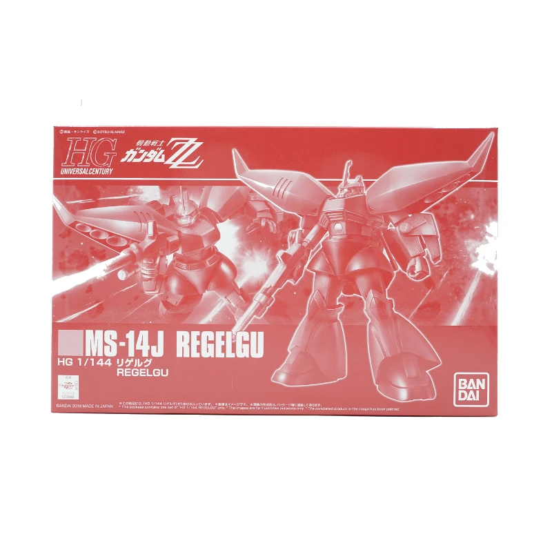 In Stock Bandai Original 1/144 HGUC MS-14J ReGelg Renovated Warrior Assembly Model Collect Holiday Gifts Mecha Figure Ornaments
In Stock Bandai Original 1/144 HGUC MS-14J ReGelg Renovated Warrior Assembly Model Collect Holiday Gifts Mecha Figure Ornaments