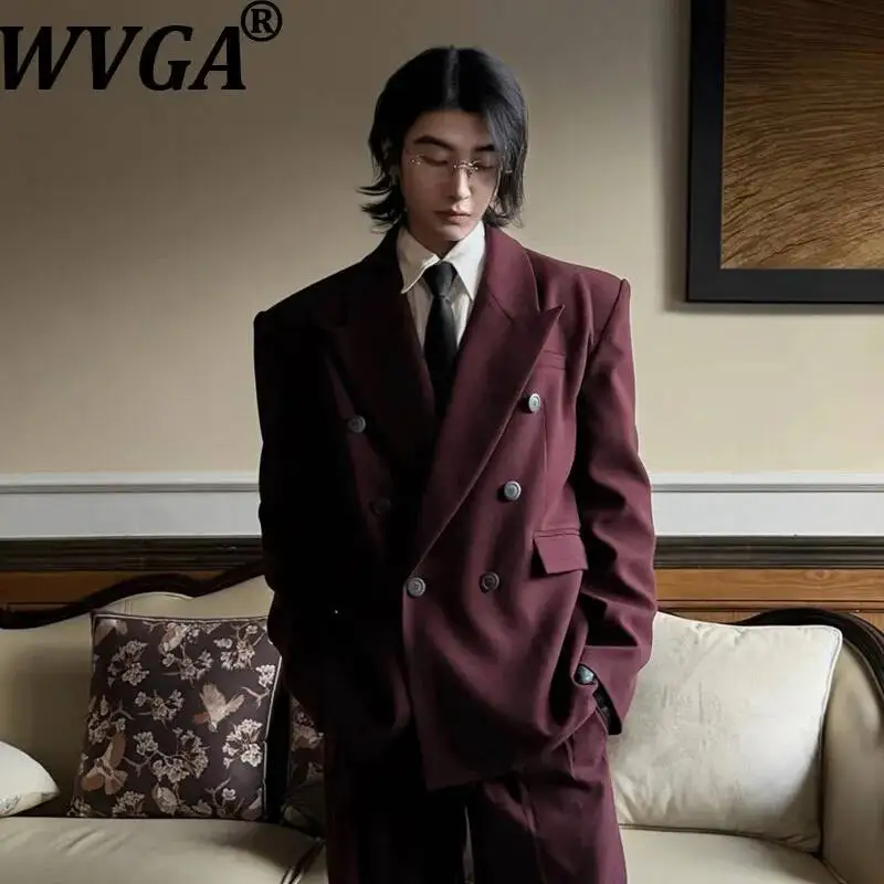 WVGA Spring Autumn New Men Elegant Light Luxury Suits Vintage Long Sleeve Jacket Ncihe Chic Casual Straight Pants Set Ins W24745
WVGA Spring Autumn New Men Elegant Light Luxury Suits Vintage Long Sleeve Jacket Ncihe Chic Casual Straight Pants Set Ins W24745