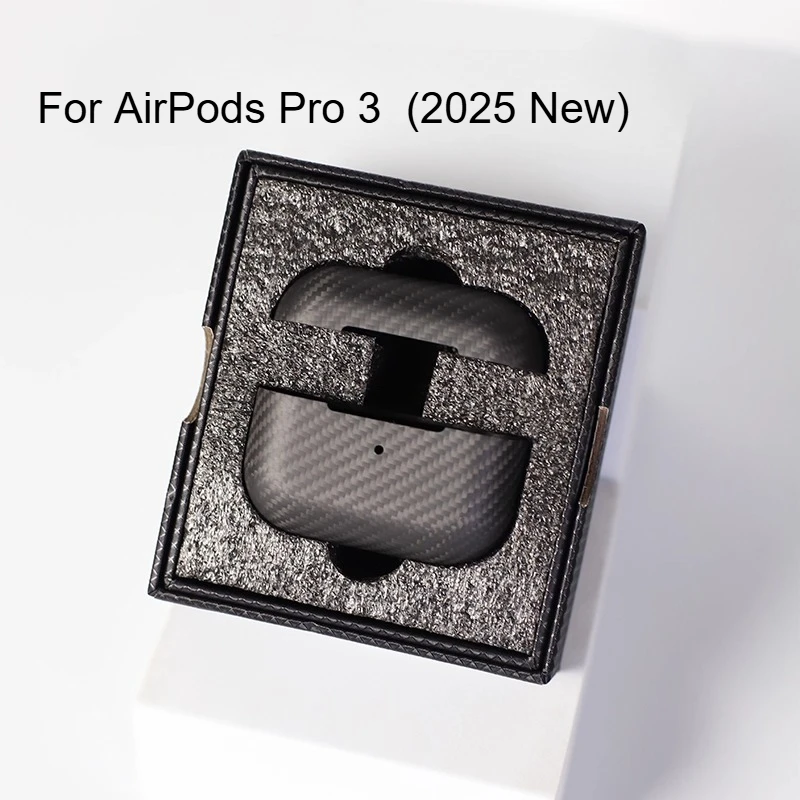 Новые чехлы из углеродного волокна для AirPods Pro 3, чехлы из арамидного волокна, чехол из настоящего углеродного волокна, защитный чехол для беспроводных наушников
Новые чехлы из углеродного волокна для AirPods Pro 3, чехлы из арамидного волокна, чехол из настоящего углеродного волокна, защитный чехол для беспроводных наушников