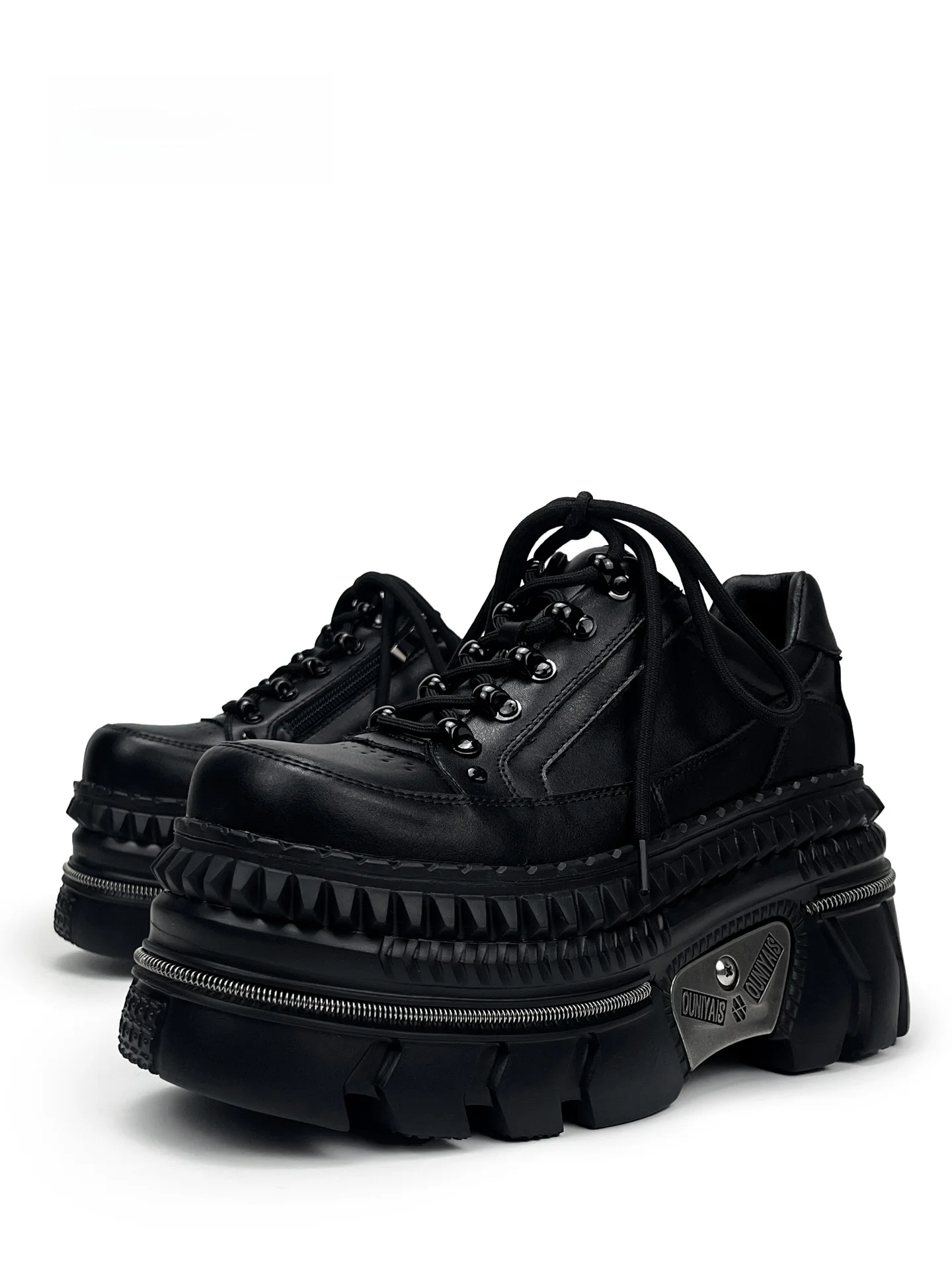 MibVias Cyber Gothic Sawtooth Thick Bottom Metal Strap Platform Single Shoes Women Sweet Cool Spicy Little Leather Shoes
MibVias Cyber Gothic Sawtooth Thick Bottom Metal Strap Platform Single Shoes Women Sweet Cool Spicy Little Leather Shoes