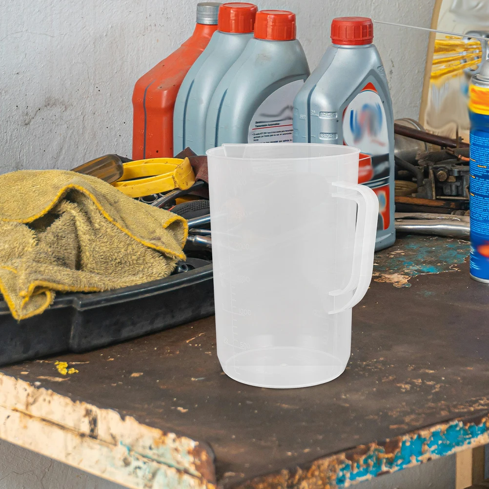 2pcs Auto Oil Measuring Cup 3000ml Large Capacity Plastic Cylinder Liquid Cups Sample Liquid Measuring Cups Beakers
2pcs Auto Oil Measuring Cup 3000ml Large Capacity Plastic Cylinder Liquid Cups Sample Liquid Measuring Cups Beakers