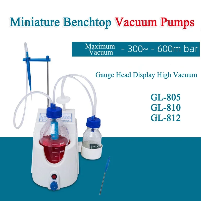 GL-805 Laboratory Micro Desktop Vacuum Pump, GL-810 Suction Vacuum Pumps Maximum Vacuum Degree -300~-600m Bar
GL-805 Laboratory Micro Desktop Vacuum Pump, GL-810 Suction Vacuum Pumps Maximum Vacuum Degree -300~-600m Bar