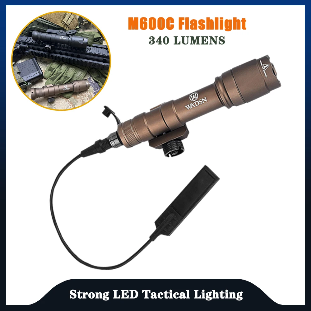 M600C Strong LED Flashlight,Maximum Range 100-200 Meters/Outdoor Hunting Shooting Scout Tactical Lighting,Aluminum Alloy Body
M600C Strong LED Flashlight,Maximum Range 100-200 Meters/Outdoor Hunting Shooting Scout Tactical Lighting,Aluminum Alloy Body