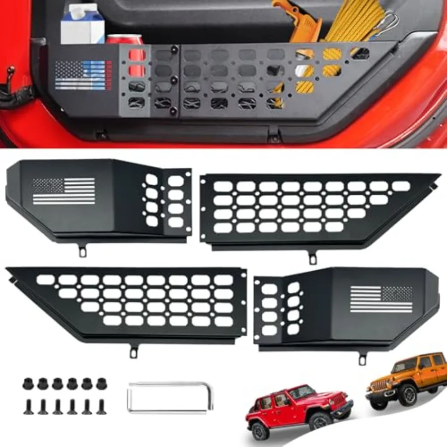 Metal Front Door Pocket Storage Box for Jeep Wrangler Door Pocket for Wrangler JL/JLU 4XE 2018-2025 and Gladiator JT (2020-2025
Metal Front Door Pocket Storage Box for Jeep Wrangler Door Pocket for Wrangler JL/JLU 4XE 2018-2025 and Gladiator JT (2020-2025