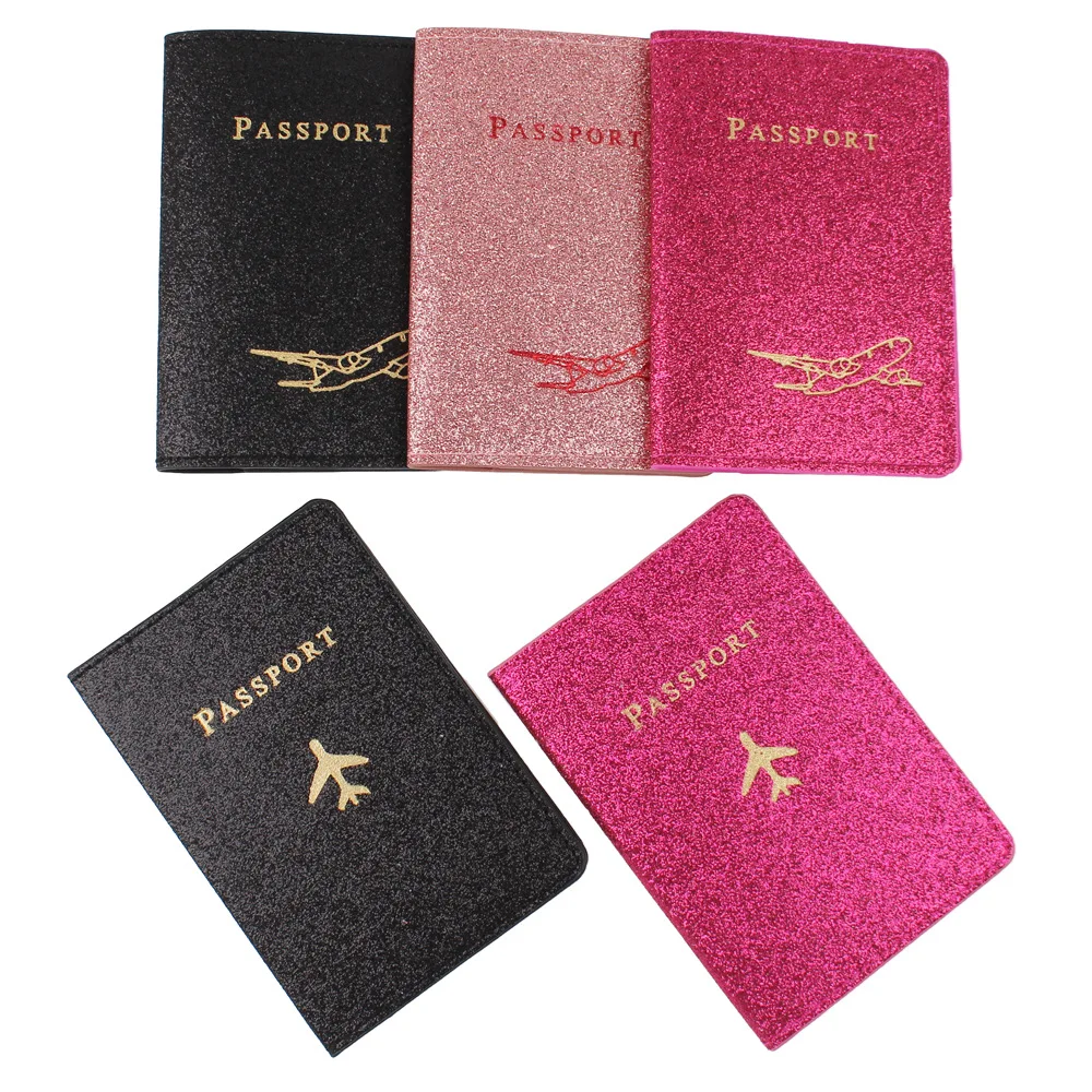 Passport Case PU Glitter Passport Protection Clip Travel Document Protection Case Waterproof Card Case Passport Cover
Passport Case PU Glitter Passport Protection Clip Travel Document Protection Case Waterproof Card Case Passport Cover