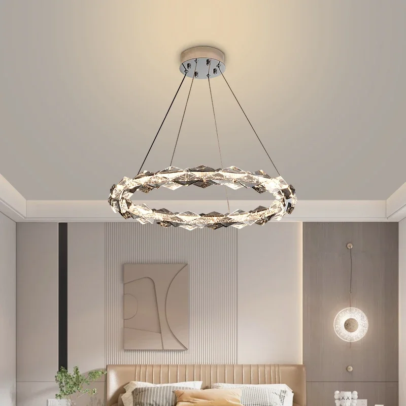 Modern LED Crystal Chandelier Home Decor Lighting Chrome Gloss Hanging Light For Bedroom Living Room Lamp Indoor Light Fixtures
Modern LED Crystal Chandelier Home Decor Lighting Chrome Gloss Hanging Light For Bedroom Living Room Lamp Indoor Light Fixtures