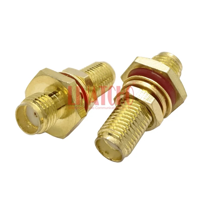Straight SMA Female to Female Jack Bulkhead Connector with Nut RF Coaxial Adapter
Straight SMA Female to Female Jack Bulkhead Connector with Nut RF Coaxial Adapter