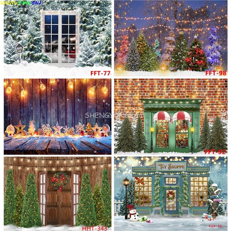 Vinyl Christmas Day Photography Backdrops Snowman and Pine Trees Forest Garland Theme Photo Studio Background FSS-113
Vinyl Christmas Day Photography Backdrops Snowman and Pine Trees Forest Garland Theme Photo Studio Background FSS-113