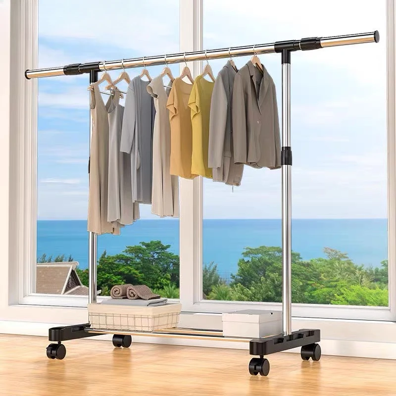 Single-pole Floor-standing Coat Racks Folding Drying Pole Indoor Rack Clothes Bedroom Double-pole Kleiderablage Furniture YJ-101
Single-pole Floor-standing Coat Racks Folding Drying Pole Indoor Rack Clothes Bedroom Double-pole Kleiderablage Furniture YJ-101