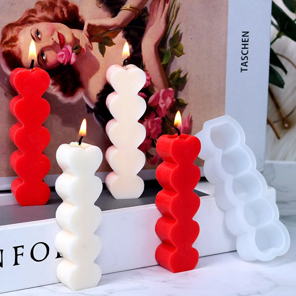 6 Pcs Heart Mold Silicone Small Hearts Cylinder Resin Kit Silica Gel for Candles Molds Safe Durable Wear Resistance
6 Pcs Heart Mold Silicone Small Hearts Cylinder Resin Kit Silica Gel for Candles Molds Safe Durable Wear Resistance