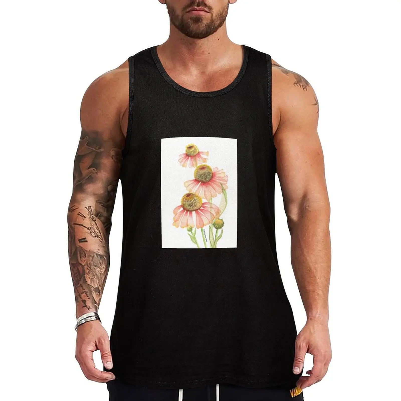 Orange Cone Flowers Tank Top sleeveless Men's t-shirts clothes for men summer Men's singlets Working vest
Orange Cone Flowers Tank Top sleeveless Men's t-shirts clothes for men summer Men's singlets Working vest