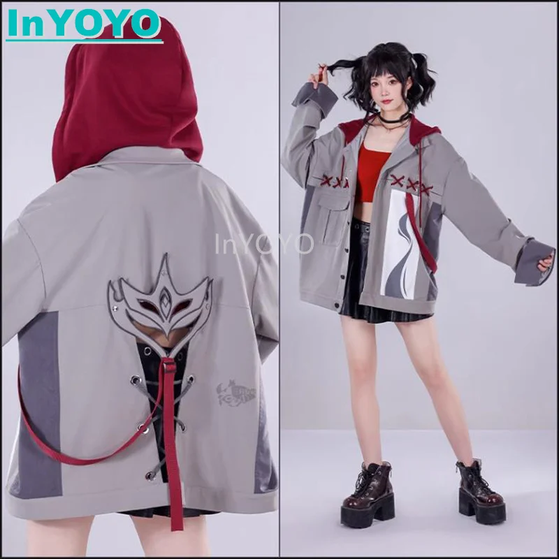 InYOYO Tartaglia Cosplay Game Genshin Impact Costume Fashion Casual Daily Wear Coat Jacket Shirt Halloween Outfit Women S-XL
InYOYO Tartaglia Cosplay Game Genshin Impact Costume Fashion Casual Daily Wear Coat Jacket Shirt Halloween Outfit Women S-XL