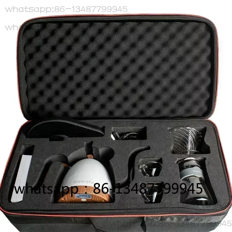 Brewista artisan Coffee Grinder Dripper Filter Kettle pour over appliance eva bag travel coffee brewer set
Brewista artisan Coffee Grinder Dripper Filter Kettle pour over appliance eva bag travel coffee brewer set