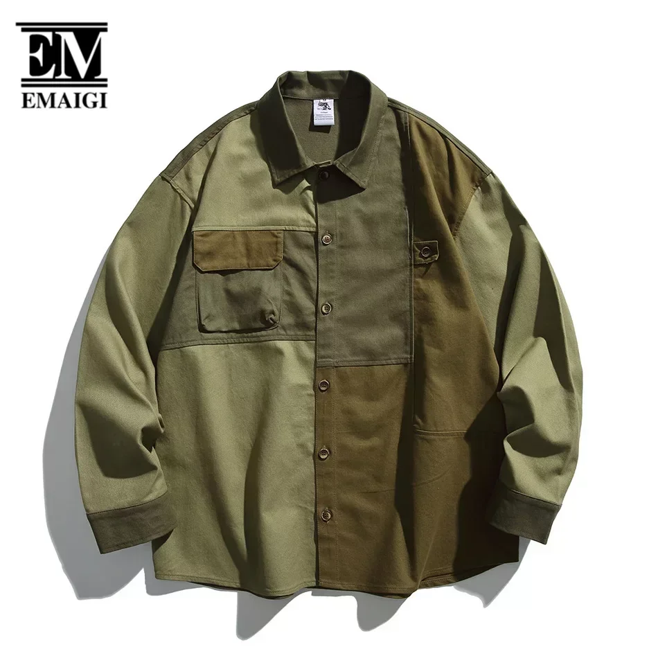 Irregular Splice Shirts Men Cityboy Japanese Streetwear Vintage Long Sleeve Loose Casual Outdoor Cargo Shirts Man Blouses
Irregular Splice Shirts Men Cityboy Japanese Streetwear Vintage Long Sleeve Loose Casual Outdoor Cargo Shirts Man Blouses