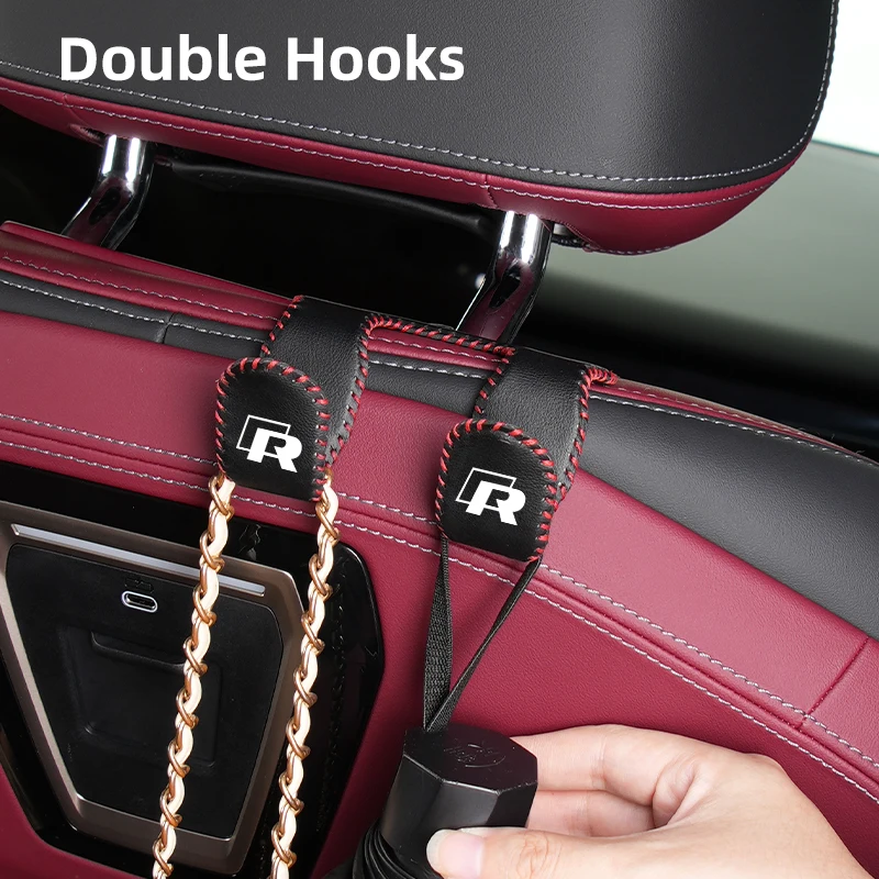 Double Hooks Fastener For Automotive Leather Seams Storage Practical accessory For VW R Golf Passat mk5 Scirocco GTE GTI Tiguan
Double Hooks Fastener For Automotive Leather Seams Storage Practical accessory For VW R Golf Passat mk5 Scirocco GTE GTI Tiguan