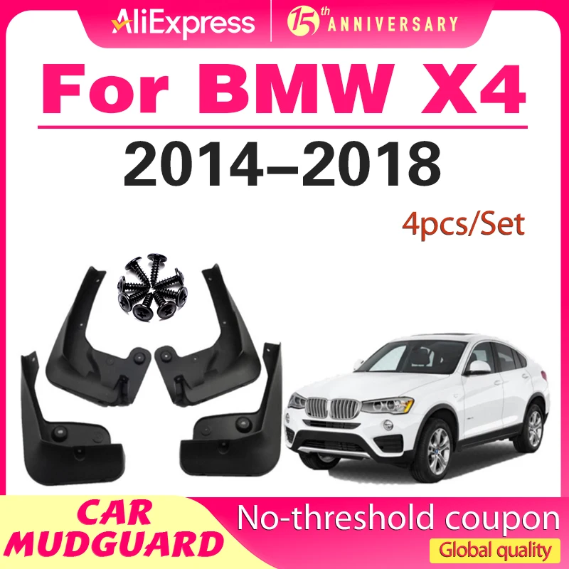 Car fender For BMW X4 F26 mudguard splash guard X4M mud-flaps mudguards car accessories auto styline in 2014-2018 4PCS
Car fender For BMW X4 F26 mudguard splash guard X4M mud-flaps mudguards car accessories auto styline in 2014-2018 4PCS