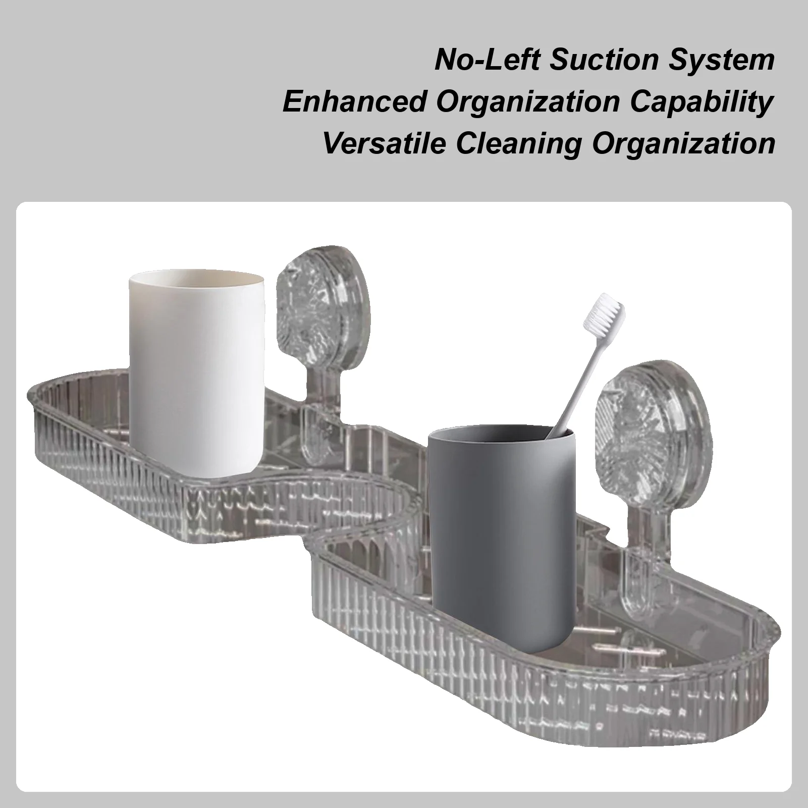 Suction Storage Rack Storage Faucet Rack Holder Organizer Reusable Rust-Proof Accessories Soap Holder Storage For Hotel Home
Suction Storage Rack Storage Faucet Rack Holder Organizer Reusable Rust-Proof Accessories Soap Holder Storage For Hotel Home