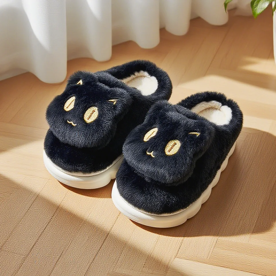 Новая зимняя детская хлопковая обувь с трехмерным котенком, плюшевые теплые детские хлопковые тапочки, легкая детская хлопковая обувь 
Новая зимняя детская хлопковая обувь с трехмерным котенком, плюшевые теплые детские хлопковые тапочки, легкая детская хлопковая обувь