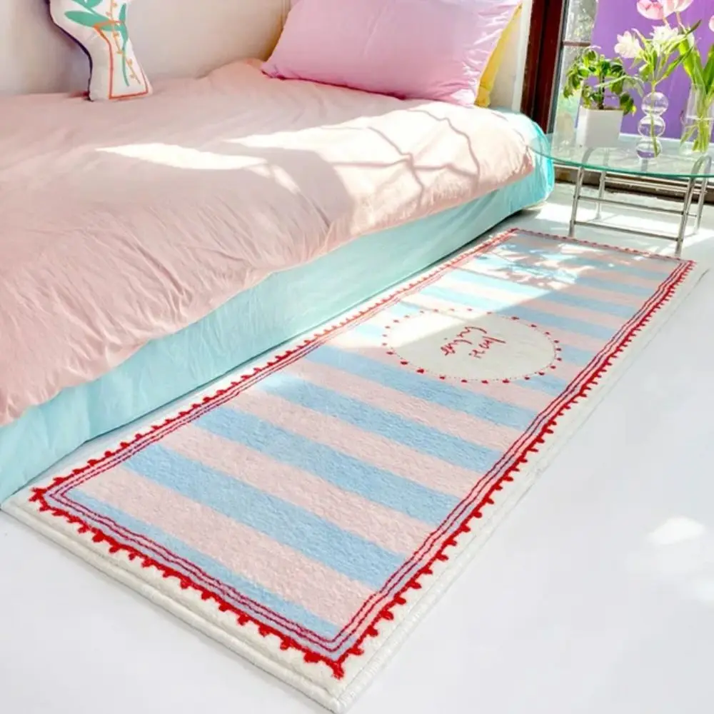 VIKAMA Modern Bedroom Carpet Bed Long Mat Balcony Imitation Cashmere Carpet Living Room Fluffy Soft Cushion Home Decor
VIKAMA Modern Bedroom Carpet Bed Long Mat Balcony Imitation Cashmere Carpet Living Room Fluffy Soft Cushion Home Decor