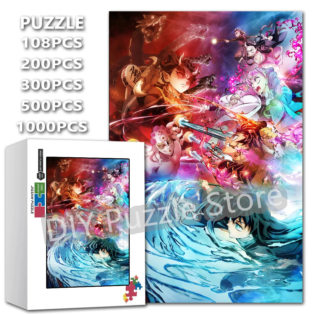 Demon Slayer Anime Art Print Puzzle Kamado Tanjirou 108/200/300/500/1000/1500 Pieces Jigsaw Puzzle Stress Relief Toys Gifts
Demon Slayer Anime Art Print Puzzle Kamado Tanjirou 108/200/300/500/1000/1500 Pieces Jigsaw Puzzle Stress Relief Toys Gifts