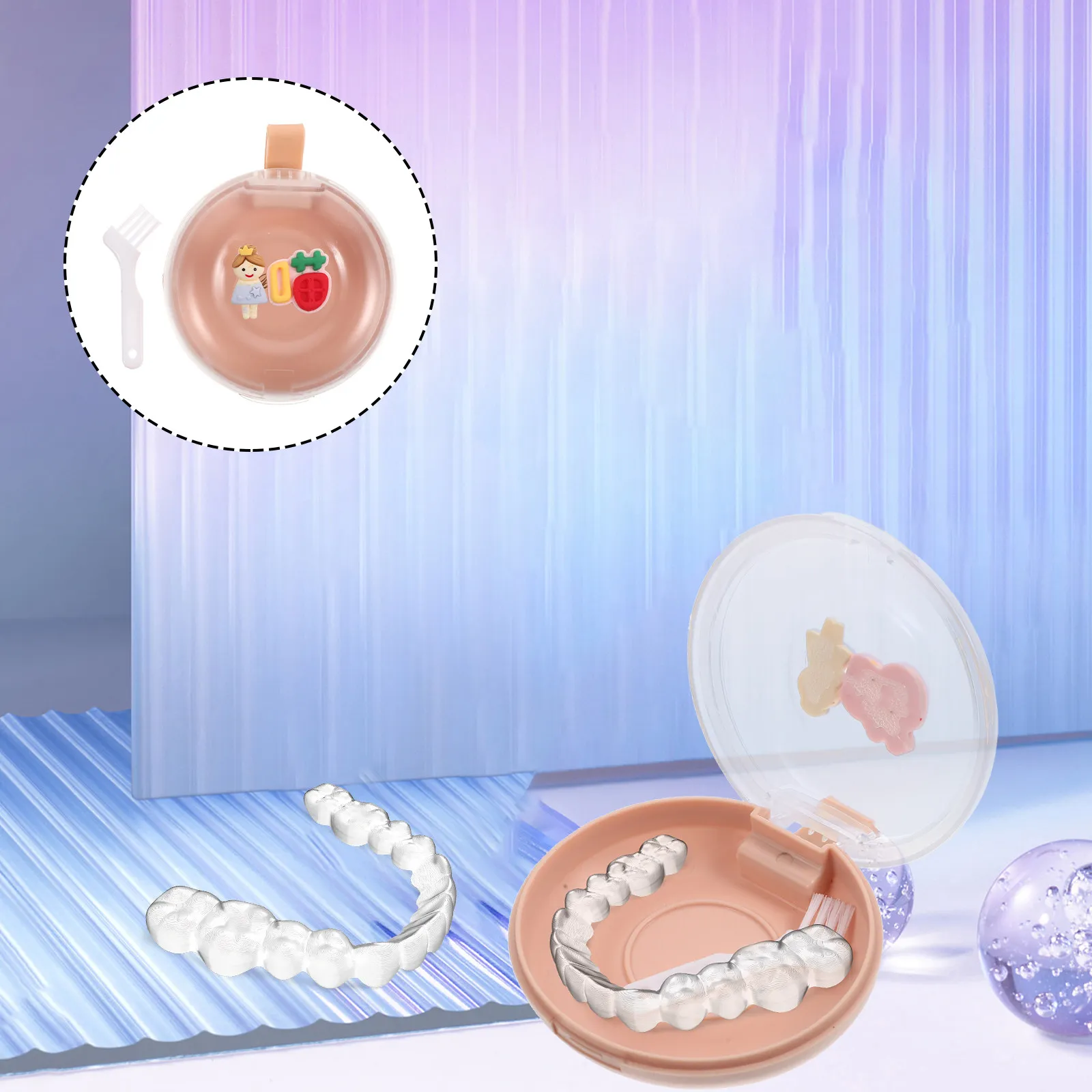 Reusable Retainer Case Cute Lovely Brace Holder Denture Container Small Cleaning
Reusable Retainer Case Cute Lovely Brace Holder Denture Container Small Cleaning